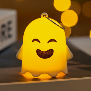 ไฟ LED อุ่นๆ สำหรับฮาโลวีน รูปผีน่ารัก ตกแต่งด้วยพวงกุญแจ ใช้พลังงานจากแบตเตอรี่ เหมาะสำหรับตกแต่งภายในและภายนอก - Product Image 6