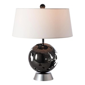 European Style Golden Pot Table Lamp for Bedroom Luxury Living Room Bedside <b>Light</b> Flexible PVC Body AC Power Supply E26 Bulb - Product Image 4