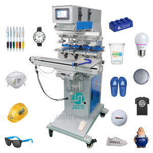 Tốc Độ Cao Servo Tampon <span class=keywords><strong>Pad</strong></span> Máy In 4 Màu Bán Tự Động Tự Động <span class=keywords><strong>Pad</strong></span> Máy In Cho Rượu Vang Thủy Tinh Nước Hoa Chai Cap Cup Nón - Product Image 1