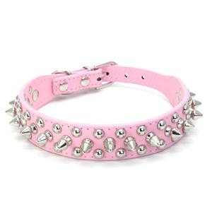 <span class=keywords><strong>Collar</strong></span> para Mascotas de Lujo Premium con Pedrería, Ajustable, de PU, Anti-Mordidas, Estilo Punk, Cierre de Hebilla, Duradero, para Gatos Pequeños - Product Image 6