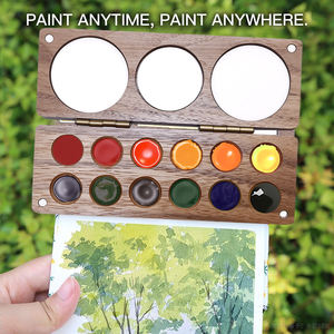 Rubens – Coffret portable de 12 mini aquarelles solides de qualité artistique, pigment riche et application fluide - Product Image 5