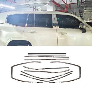 Tira Decorativa para Ventana de Coche, Marco de Puerta Exterior de Acero Inoxidable para Toyota Land Cruiser 2005-2011, Kit de Carrocería, Accesorios para Coche - Product Image 1