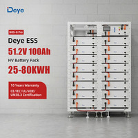 Batterie haute tension Deye BOS-G-Pack5.1 pour la maison 20kwh 40kwh 60kwh 80kwh Pack de batteries haute tension Deye