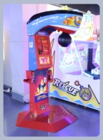 Machine de boxe d'arcade de poinçon de Dragon en métal de haute qualité jeu de sport à pièces populaire pour l'amusement de billet d'adultes