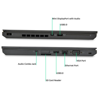 Laptop Portatile Lenovo ThinkPad T440 Ricondizionato al 95% con Processore Intel Core I5 di 4a Generazione, 8GB RAM, 256GB SSD, Schermo da 14,1 Pollici