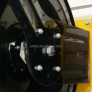 Soporte de Pared para Almacenamiento de Mangueras WILLEST, Enrollador de <span class=keywords><strong>Manguera</strong></span> Metálico Retráctil de 3/8"x30m, HRO4005-R3/8" - Product Image 5