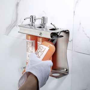 <span class=keywords><strong>Distributeur</strong></span> de <span class=keywords><strong>savon</strong></span> <span class=keywords><strong>mural</strong></span> en acier inoxydable 304 avec logo personnalisé, <span class=keywords><strong>design</strong></span> antivol, pour salle de bain - Product Image 3