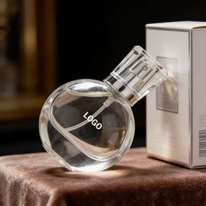 Factory Direct 25ml Flat Round Glass Perfume <b>Bottles</b> Refillable Travel Portable Fine <b>Mist</b> Spray <b>Bottles</b> with Low MOQ Custom - Product Image 3