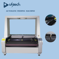 Machine de découpe laser CO2 CNC à alimentation automatique rapide avec positionnement par caméra panoramique pour métal, bois, caoutchouc, casques, PLT, HIWIN