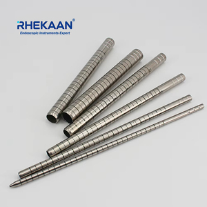 Uniportale endoscopische interlaminale discectomie wervelkolomendoscoop instrumenten 5-delige dilatator handmatig roestvrij staal - Product Image 5