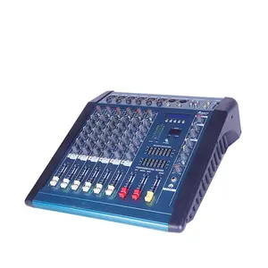 Amplificador mezclador de audio para Karaoke, sistema de Audio de sonido integrado, 6, 8, 12, 16 canales, mezcla de audio, monitor de grabación de efectos para escenario de DJ