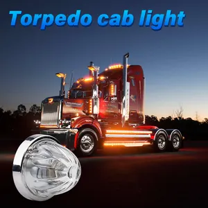 DC12V Red Amber Clear Watermelon Light Glass Truck Led Watermelon Lights For Semi Light Trailer