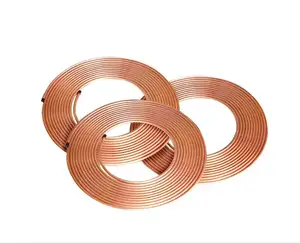 High quality pancake copper coil pipes 1/4" copper tubes for air conditioning cooling heat exchangers