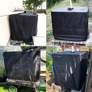 Autre housse de protection pour conteneur IBC 1000L, imperméable et anti-poussière, en fibre de polyester, pour stockage de fûts de 1 tonne en extérieur - Product Image 3