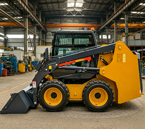 Nueva Cargadora de Ruedas Runheng, Minicargadora con Motor Diésel Yanmar, Maquinaria de Construcción, Capacidad de Cucharón de 0.6m, Gran Capacidad de Elevación - Product Image 4