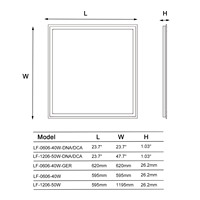 Plafonnier LED en grille aluminium et plastique, best-seller, 60x60, 120x30, 120x60, dimmable pour la maison, le bureau et les écoles