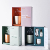 Boîtes d'emballage pour plantes en pot personnalisées en gros avec ciseaux Boîte d'emballage en carton rigide pour fleurs de fleurs Boîte recyclable
