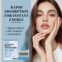 Bandes orales OEM de nicotinamide riboside et resvératrol NAD, film dissolvable personnalisable