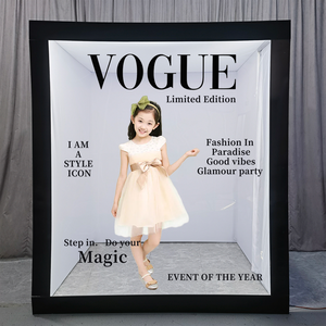 FTL Green Screen Chroma Key Magazine Photo Booth Box avec support iPad pour logo personnalisé et fond virtuel - Product Image 2