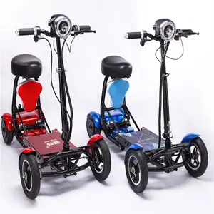Customize 4 Weel Mini Daul Suspension Handicapped Foldable Electric Scooter Car In Usa