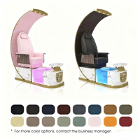 Pédicure électrique professionnelle de luxe portable haut de gamme moderne avec pompe de vidange sans tuyau pour salon de manucure et spa