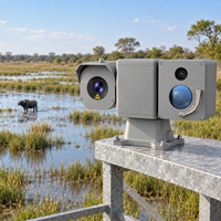 Caméra de surveillance pour parcs nationaux, thermique PTZ, vision nocturne, capteur CMOS, étanche IP67, pour la sécurité à longue portée