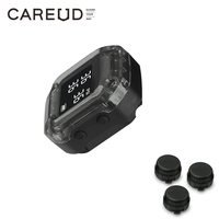 Sistem Pemantau Tekanan Ban Nirkabel Sepeda Motor 3 Sensor Eksternal Internal Sepeda Roda Tiga TPMS Monitor Tekanan Ban