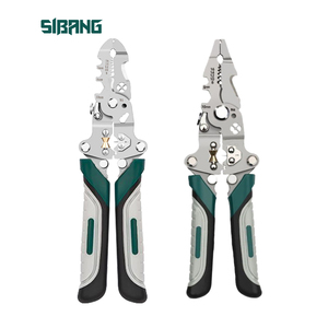 Các Nhà Sản Xuất Bán Buôn Ba Màu Xử Lý Thép Không Gỉ Quanh Co Đa Chức Năng Chất Lượng Cao Dây Strippers Thợ Điện Kìm - Product Image 1