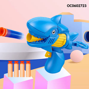2 Stuks Dinosaurus Haai Vorm Custom Kids Plastic Pistool Speelgoed Zachte Kogel China - Product Image 3