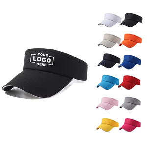 Custom logo Outdoor Sports Golf Baseball Hats Fitness Tennis Running Empty Top Hat Outdoor Sun Visor Cap for Kids and Adult