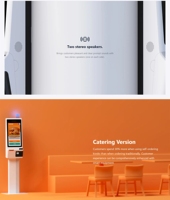 Kios Layar Sentuh Multi-Touch Sunmi K2 untuk Pemesanan Mandiri dengan Printer POS, Kios Pembayaran Layanan Mandiri untuk Supermarket