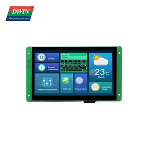 DWIN Panel tampilan layar sentuh lcd UART, layar sentuh 7 inci 800*480 RS232/TTL komersial