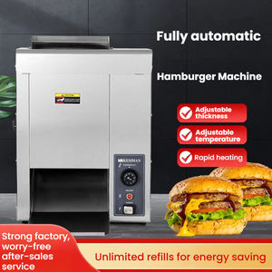 Máquina comercial de hamburguesas, calentamiento rápido, hace fácilmente deliciosas hamburguesas - Product Image 3