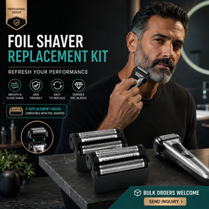 Universal Electric Shaving Accessories Replacement <b>Foil</b> and Cutter Blade Set for Rechargeable <b>Razor</b> OEM Factory - Product Image 1