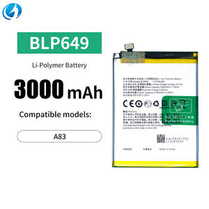 <span class=keywords><strong>แบ</strong></span><span class=keywords><strong>ต</strong></span>เตอรี่ลิเธียมโพลิเมอร์แบบชาร์จได้ รุ่น BLP649 ความจุ 3000mAh คุณภาพดั้งเดิม สำหรับ OPPO <span class=keywords><strong>A83</strong></span> - Product Image 1