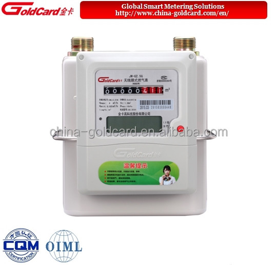 GPRS умный диафрагменный газовый счетчик с дистанционным управлением клапаном