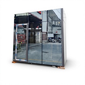 Villa conteneur avec mur-rideau en verre, <span class=keywords><strong>bureau</strong></span> temporaire, logement extérieur pour chantier de construction, petite villa Suzhou Wu Jiang - Product Image 4