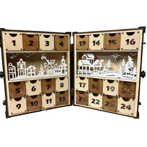 <span class=keywords><strong>Livre</strong></span> en <span class=keywords><strong>bois</strong></span> d'art populaire écologique personnalisé <span class=keywords><strong>calendrier</strong></span> <span class=keywords><strong>de</strong></span> <span class=keywords><strong>l</strong></span>'<span class=keywords><strong>avent</strong></span> décoration <span class=keywords><strong>de</strong></span> la maison boîte-cadeau compte à rebours artisanat ornemental pour - Product Image 3