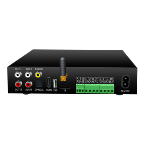 YZ-81S OEM ODM Amplificatore di Potenza Bluetooth in Alluminio 4*60W con 7 Porte di Ingresso per Hotel, Negozi, Uffici, Musica di Sottofondo - Product Image 4