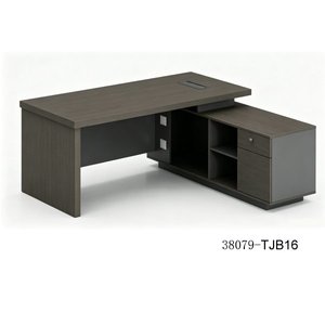 Escritorio Ejecutivo Moderno de Madera con Gabinete de Almacenamiento 38079-A16X, Muebles de Oficina Independientes - Product Image 6