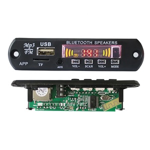 Placa Decodificadora de Amplificador de Audio PCB de 12V para Auriculares Bluetooth para Automóvil, Módulo Decodificador de Amplificador de Potencia de Radio con Sonido de Altavoz y Reproductor MP3 Bluetooth - Product Image 1