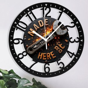 <span class=keywords><strong>Orologio</strong></span> <span class=keywords><strong>da</strong></span> <span class=keywords><strong>Parete</strong></span> Circolare in Ferro <span class=keywords><strong>da</strong></span> 25cm con Design <span class=keywords><strong>Albero</strong></span> <span class=keywords><strong>della</strong></span> <span class=keywords><strong>Vita</strong></span> o Scena Naturale - Product Image 5