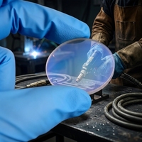 Lentille de focalisation et de collimation pour machine de soudage laser portative, lentille plano-convexe, super qualité industrielle WSX OSPR, la plus vendue