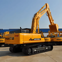Excavator Mini Crawler Hidrolik Shantui Baru 34,5 Ton 241 kW SE335LC Kapasitas Bucket 1,6 M3 Bersertifikasi CE Efisiensi Tinggi