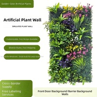 Mur végétal artificiel décoratif, gazon synthétique, mur de plantes vertes artificielles, mur de fond en herbe artificielle, mur d'accentuation, mur floral
