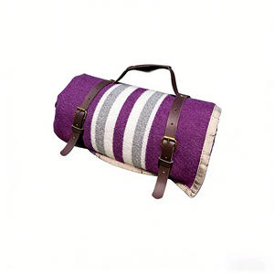 DAHAI Tapis <span class=keywords><strong>de</strong></span> <span class=keywords><strong>lit</strong></span> pliable en laine tissée carrée haute densité <span class=keywords><strong>de</strong></span> qualité supérieure pour maison d'hôtes - Product Image 2