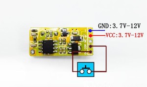 Taidacent 3.7 V-12 V 1A Lithium Batterij Aangedreven Rf Afstandsbediening Relais Schakelaar Micro Draadloze Ontvanger Zender Module - Product Image 5