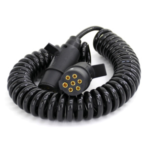 Hjyajzt thương hiệu vít cuộn xoắn ốc Cáp 7 cách Trailer dây cho Trailer bán Trailer vv iatf16949 thông qua - Product Image 1