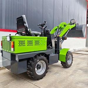 รถตักล้อไฟฟ้าขนาดเล็กแบบนั่งลงพร้อมตัวลากสี่ล้อใช้ในฟาร์ม - Product Image 6