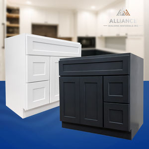 Mueble de baño con lavabo VSD3621L y VSD3621R listo para ensamblar, con cajones, envío gratis desde almacén estadounidense, muebles de baño de madera. - Product Image 1